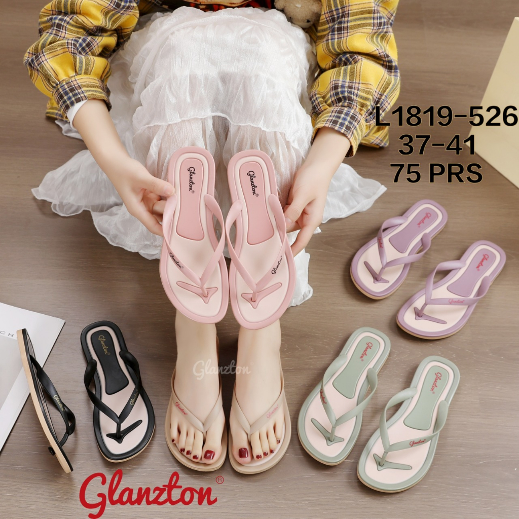 GROSIR ~ REAL PIC Sandal Karet Japit Wanita VIRAL fashion Santai Model Simpel - Size 37-41 - BALANCE