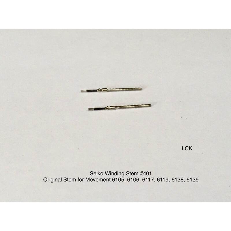 Winding Stem Seiko Watch Part Cal 6119 (  Stem for Movement 6105 6119 ) / As Stem Batang Seiko untuk