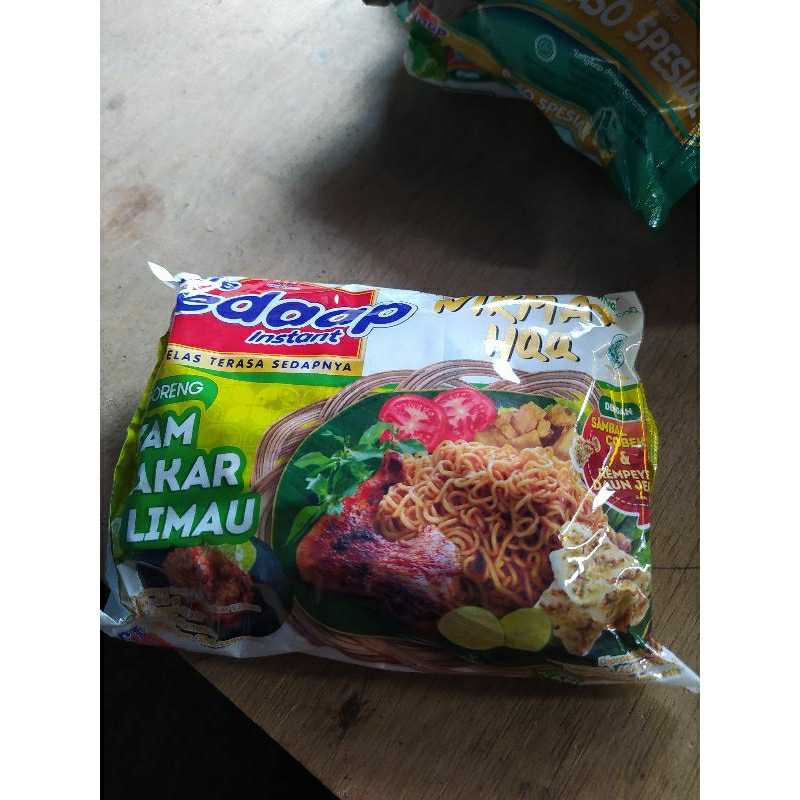 

mie Sedap rasa Ayam Bakar Limau