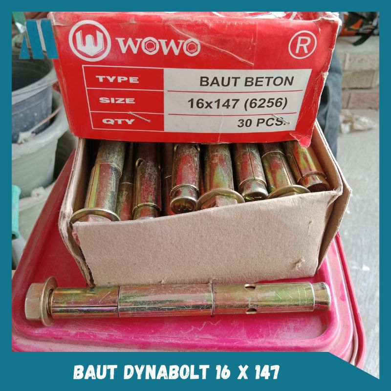 Baut Dynabolt 16 x 147