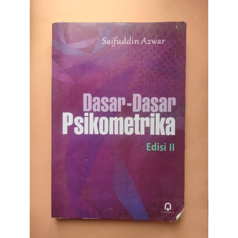 

PRELOVED BUKU DASAR-DASAR PSIKOMETRIKA EDISI II