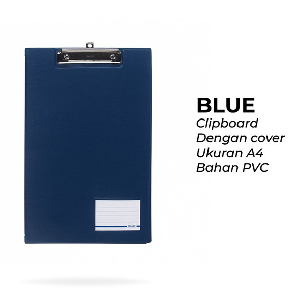 

Bantex Clipboard Papan Jalan A4 Model Cover Penutup Blue