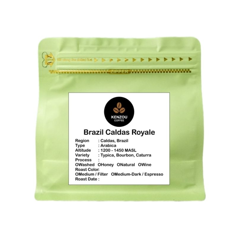 

Kenzou Coffee Biji Kopi Brazil Caldas Royale