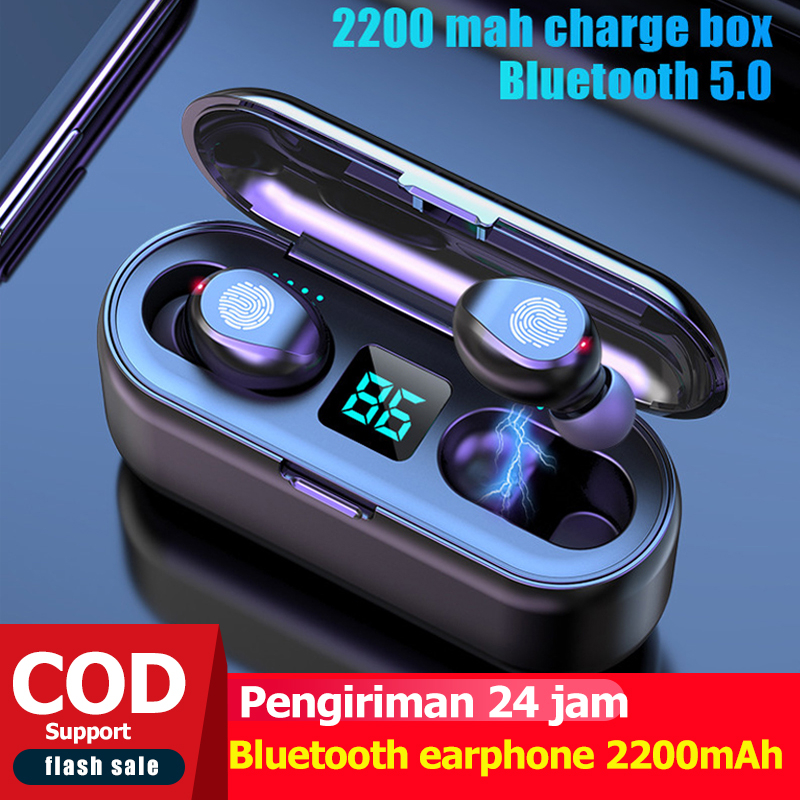 DYFDYF headset bluetooth full bass TWS 5.0 Earphone bluetooth