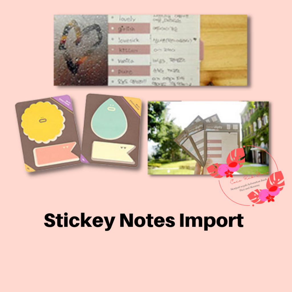 

Stickey Notes Lucu Kualitas Import