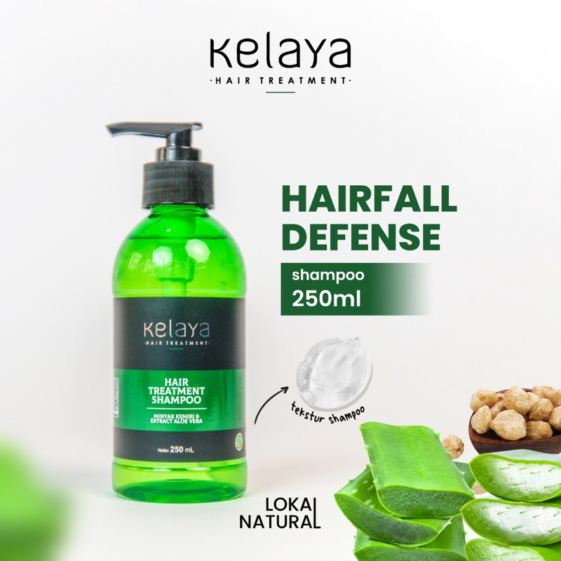 Kelaya Shampoo/ Minyak Kemiri & Extract Aloe Vera