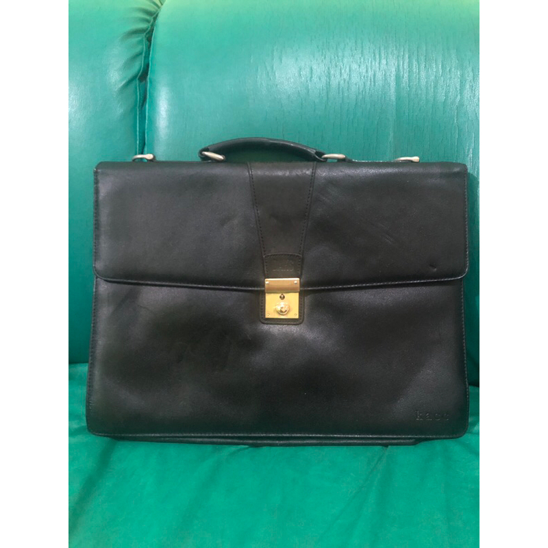 DISKON PL TAS LAPTOP TAS KANTOR DAKS KULIT ASLI PRELOVED