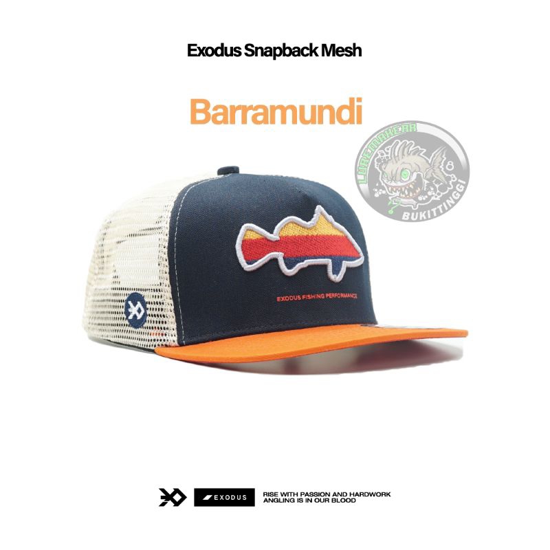 TOPI EXODUS SNAPBACK MESH BARRAMUNDI