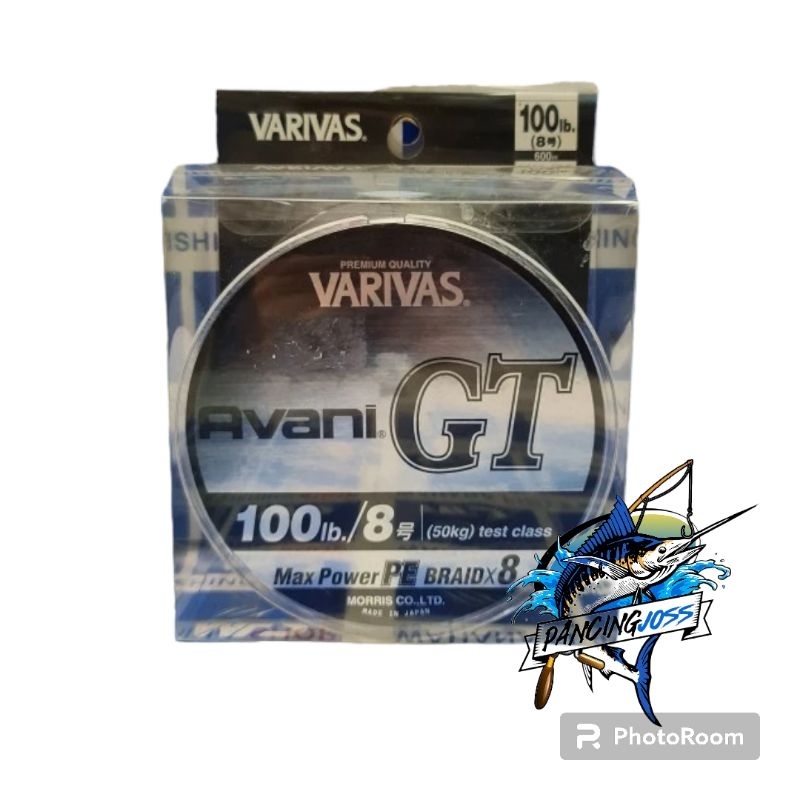 PE VARIVAS AVANI GT 100BS PE8 600M | SENAR PANCING | SENAR MANCING | SENAR PE | SENAR KUAT | SENAR T