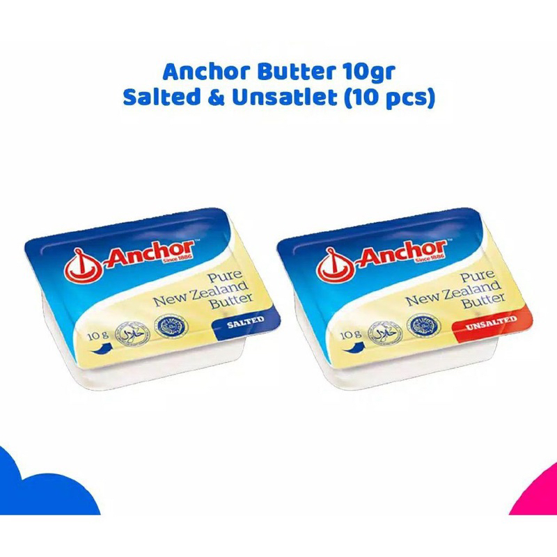 

TIDAK BISA COD - Anchor Unsalted Butter Isi 10Pcs (Sertakan Packing Tambahan - Baca Deskripsi)