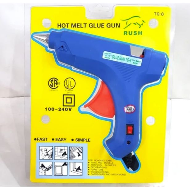 

GLUE GUN RUSH ON OFF 20/80W ALAT TEMBAK LEM LILIN LISTRIK