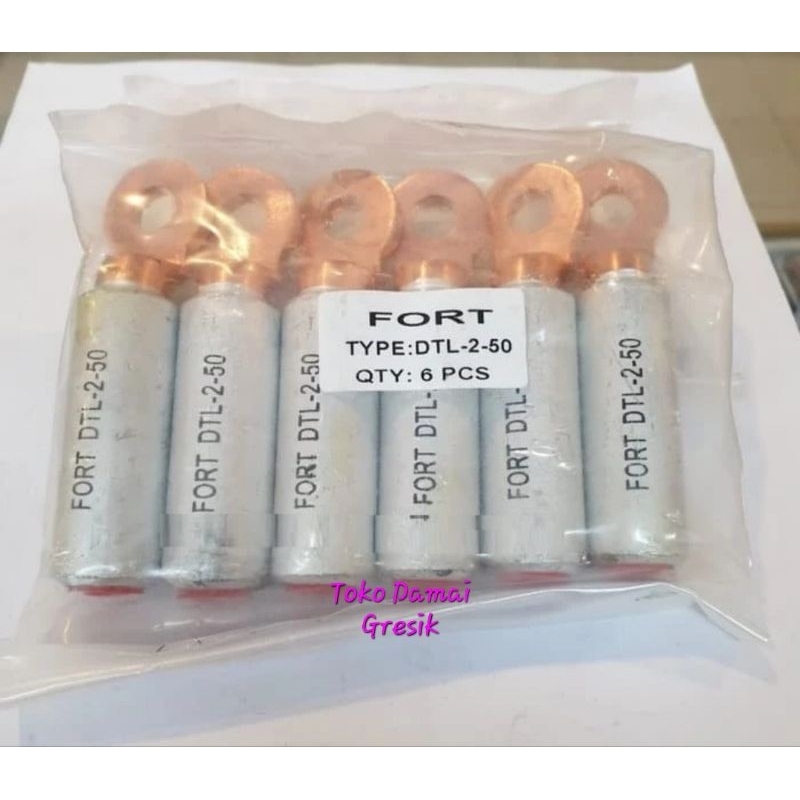 Fort Skun Kabel Bimetal AL-CU DTL-2-50 skun cable AL CU 50mm AL/CU 50 mm