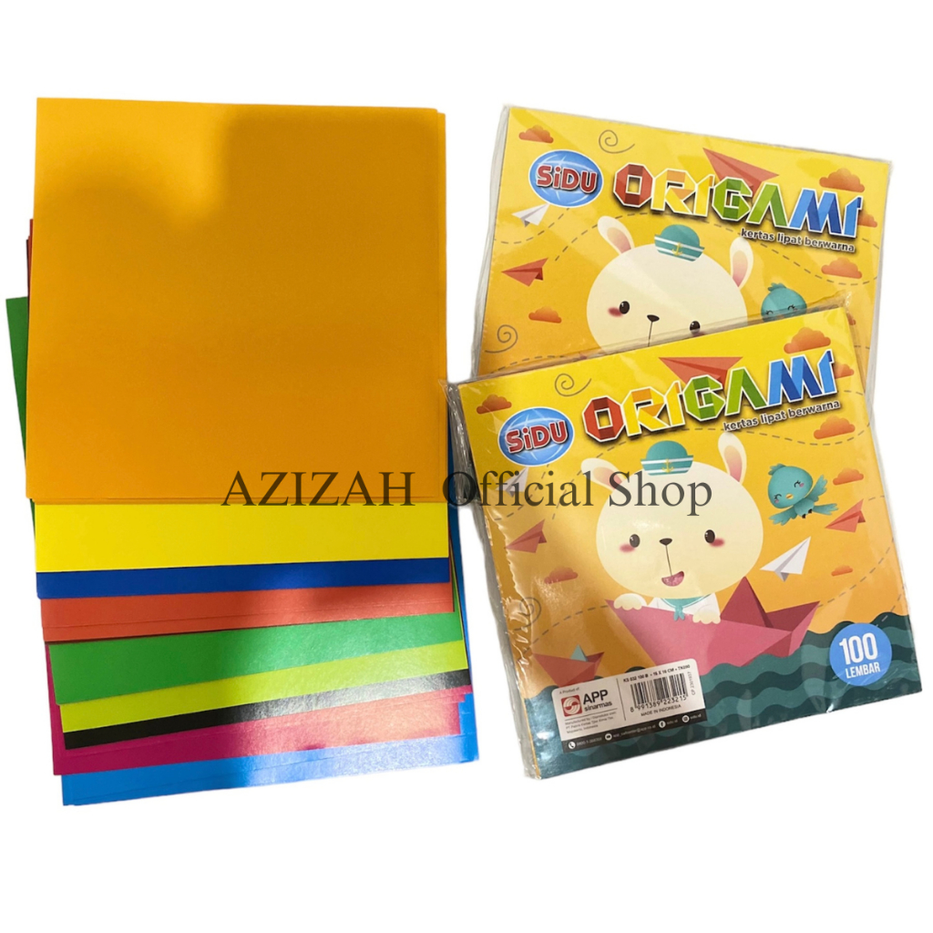 

SIDU KERTAS ORIGAMI WARNA 16 x 16 - 100 LEMBAR