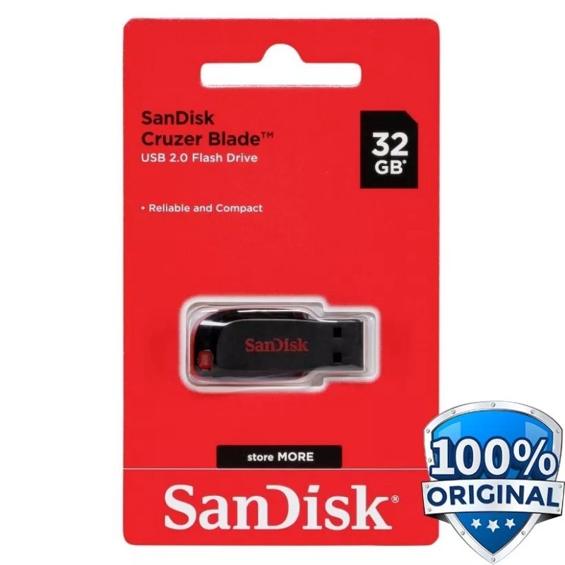 Flashdisk Sandisk 32gb plesdis Original 32giga