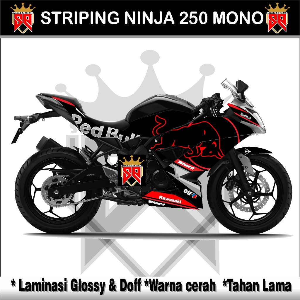 DECAL STRIPING NINJA 250 MONO / NINJA MONO 250 RR