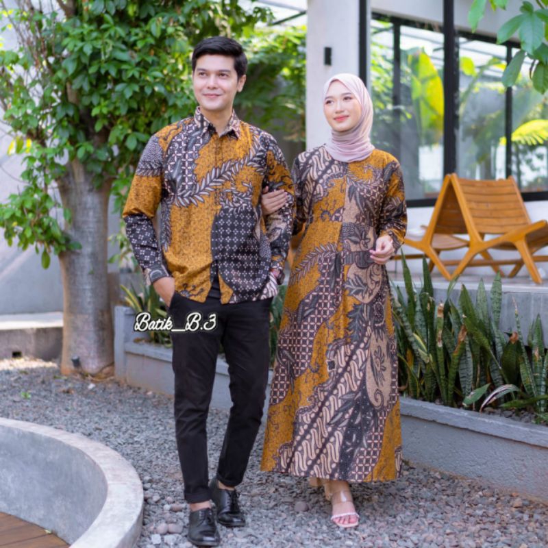 Baju Batik Pasangan Modern / Baju Batik Couple / Batik Couple Pasangan Modern / Batik Couple Gamis /