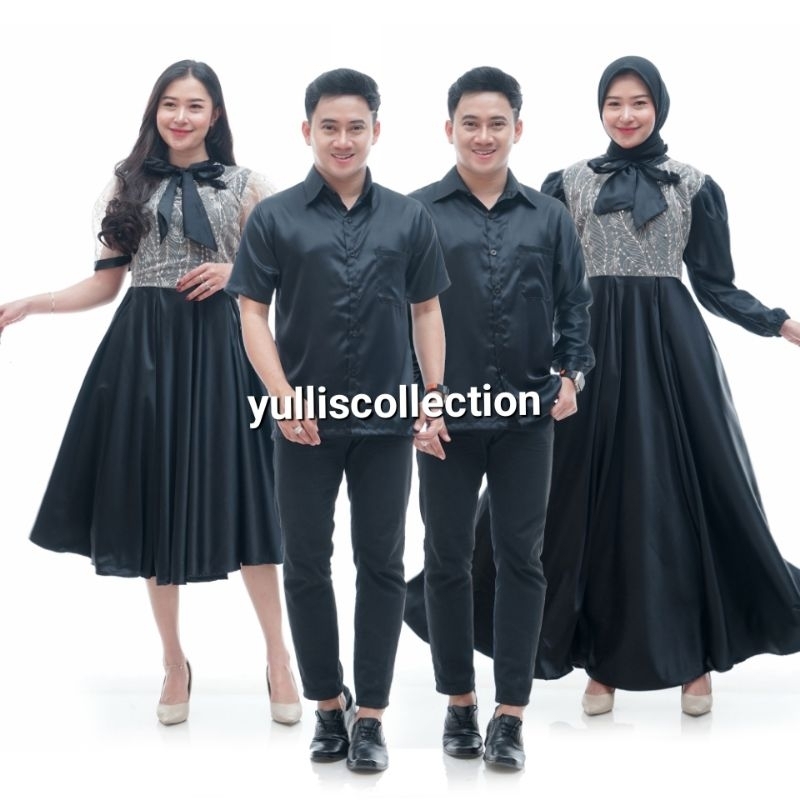 Baju Couple Fifi seragam keluarga hari raya seragam keluarga pengantin