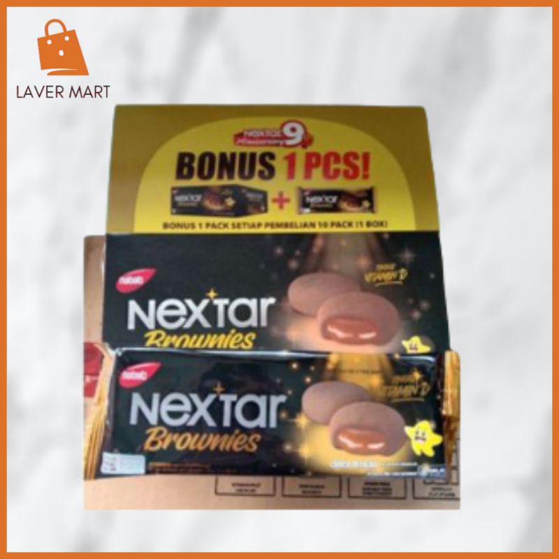 

Nextar Brownies Coklat / Nanas 1 Pack isi 10pcs