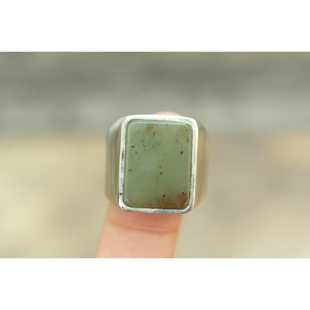 Natural Giok Aceh Ring 8 Kode 175