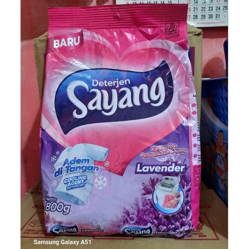DETERGEN BUBUK SAYANG 800 GRAM