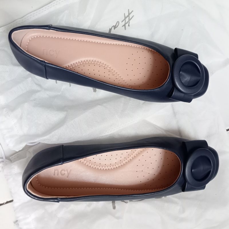 NCY Shoes SIENNA flat shoes warna navy/flat shoes/sepatu kerja/sandal jalan jalan