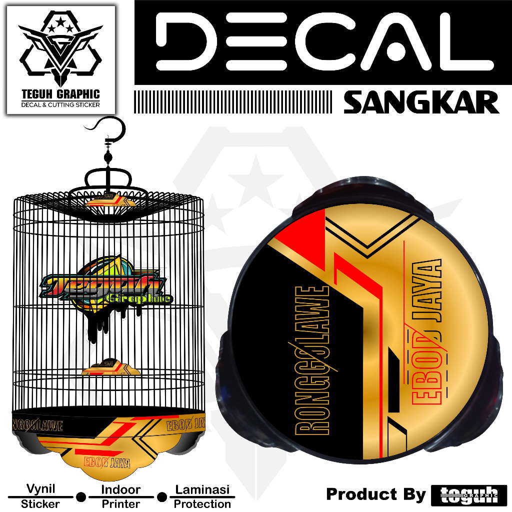 Stiker Sangkar Murai Ebod Jaya Ronggolawe