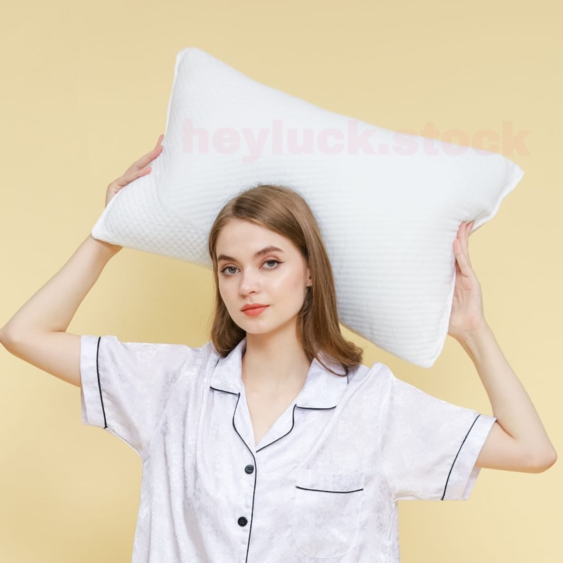 (1 set) - BANTAL GULING HOTEL 45 x 65 full memory foam ANTI KEMPES ANTI MENGGGUMPAL EMPUK LEMBUT JIAMBAR