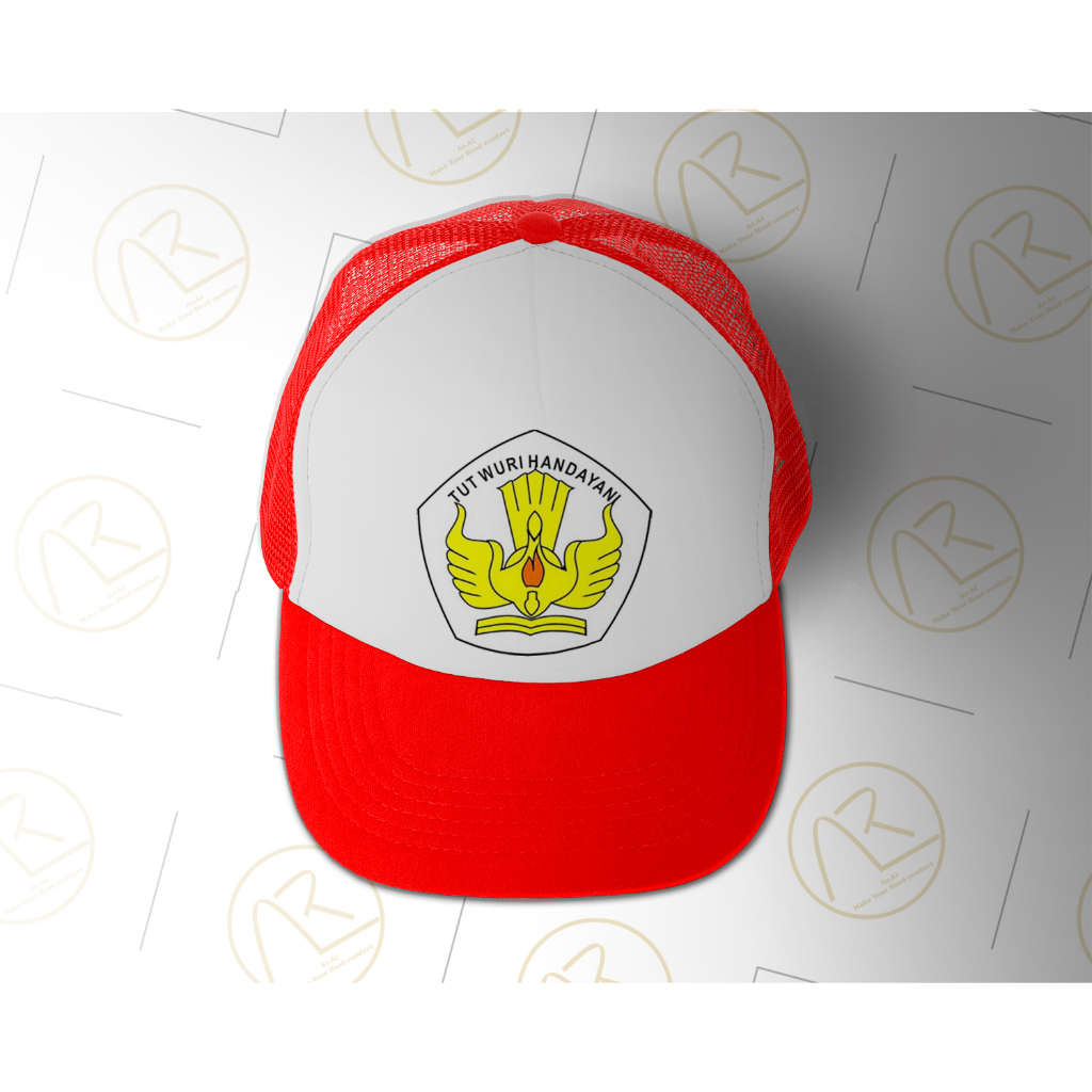 Topi Sekolah Dewasa Nostalgia SD SMP SMA Topi trucker jaring dewasa