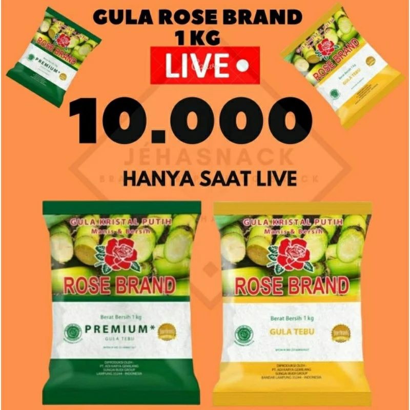 

(ROSEBRAND) GULA 1KG / GULA ROSEBRAND