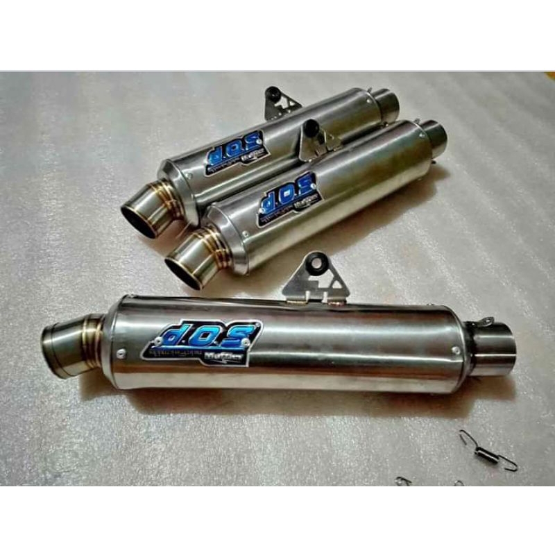 Silincer DOS bulat jenong Orian 30 cm sarangan full inlet 50 mm cantolan paten bass ulem