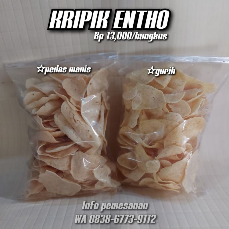 

keripik ceriping singkong gethuk entho khas magelang rasa GURIH ORIGINAL