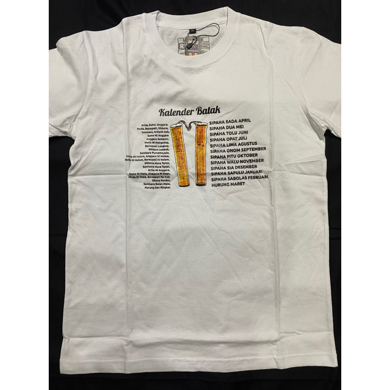 Kaos Unisex KALENDER BATAK