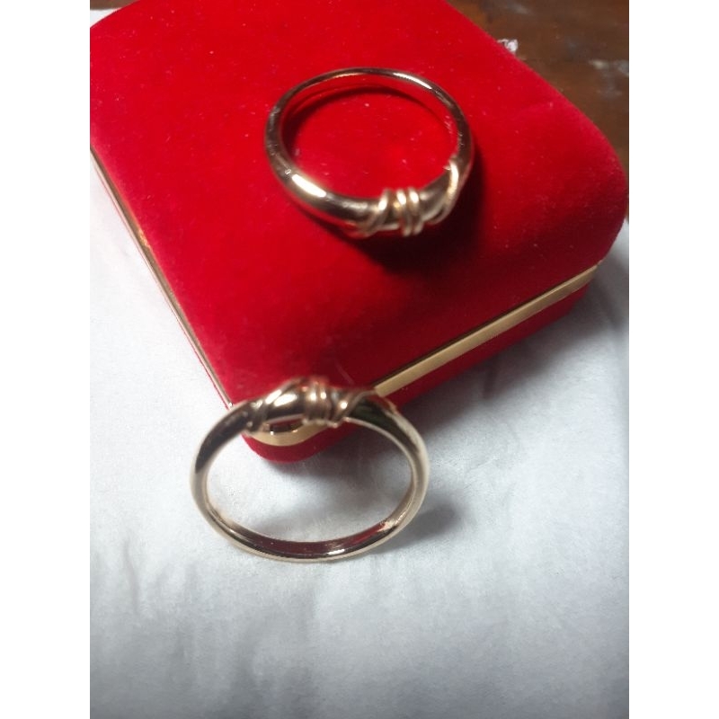 cincin pasangan perak murni 99