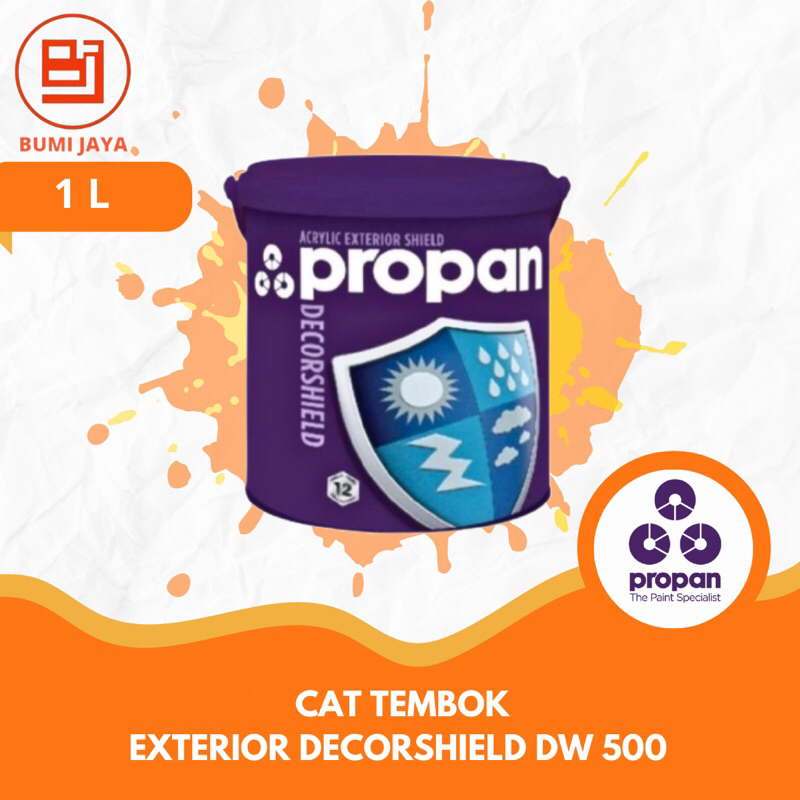 Cat tembok exterior propan decorshield DW 500 1L