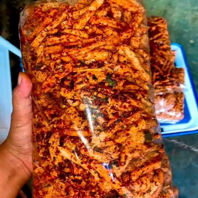 

Basreng viral 500gram/Basreng pedas daun jeruk