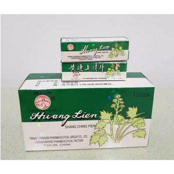 

Huang Lien Shang Ching Pien Dus Isi 12 Botol Kecil - Obat Panas Dalam
