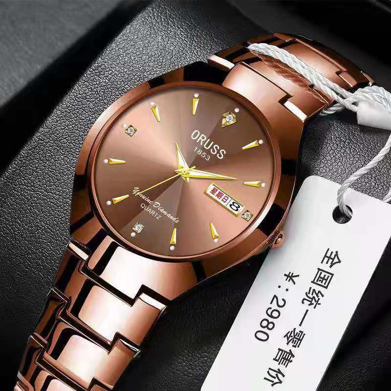Jam Tangan ORUSS R 13 Anti Air Original Luxury Stainless Steel