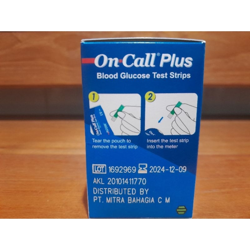 Strip Gula Darah On Call Plus,Stik Gula Darah,Strip Cek Gula Darah
