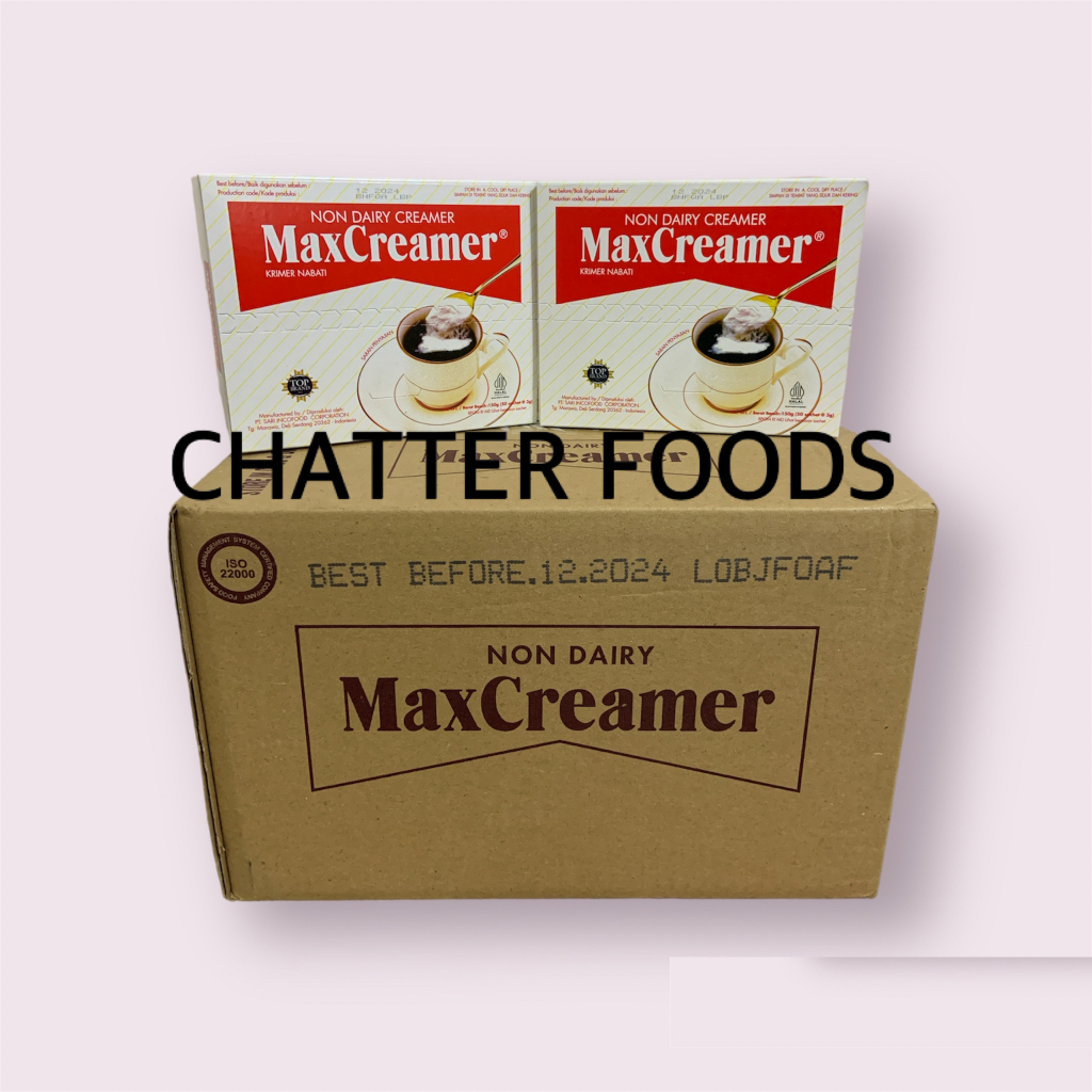 

MaxCreamer 12 Boxes X 50 Sachet Indocafe Kartonan Murah