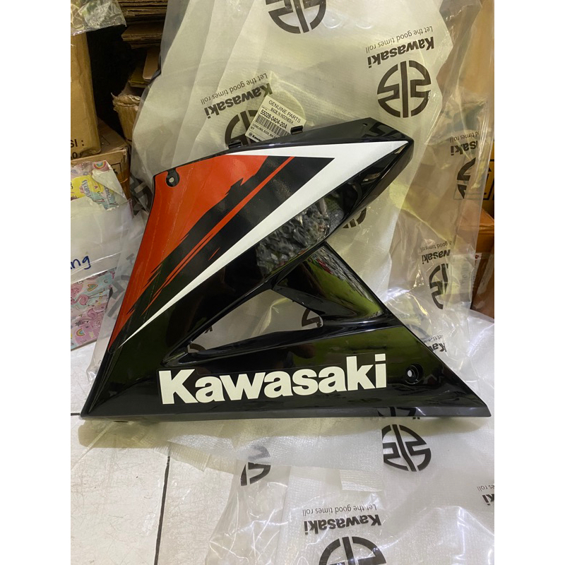 Kiri Fairing sayap bawah Ninja rr new oren SE 2014 2015