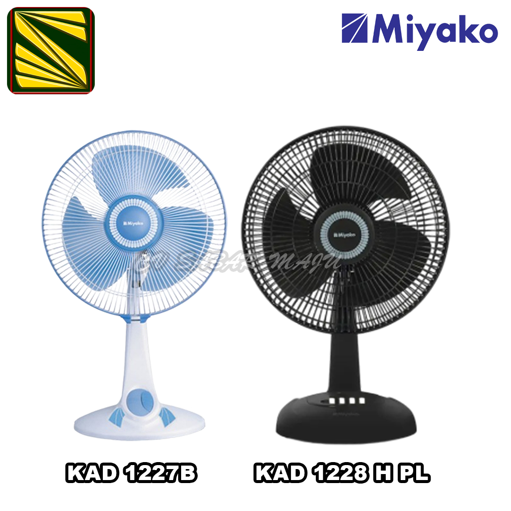 Miyako Kipas Angin KAD 1227B / Kipas Angin Miyako 1228 BPL Kipas Meja Miyako 12Inch
