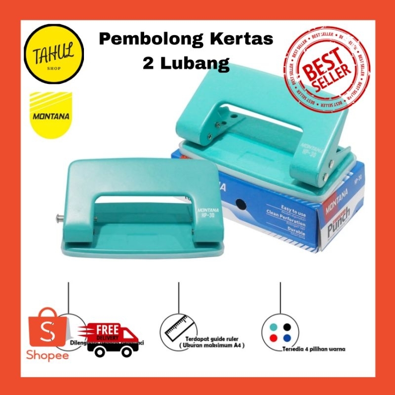 

Punch / Pembolong Kertas MONTANA (HP-30)Punch / Pembolong Kertas Montana HP-30