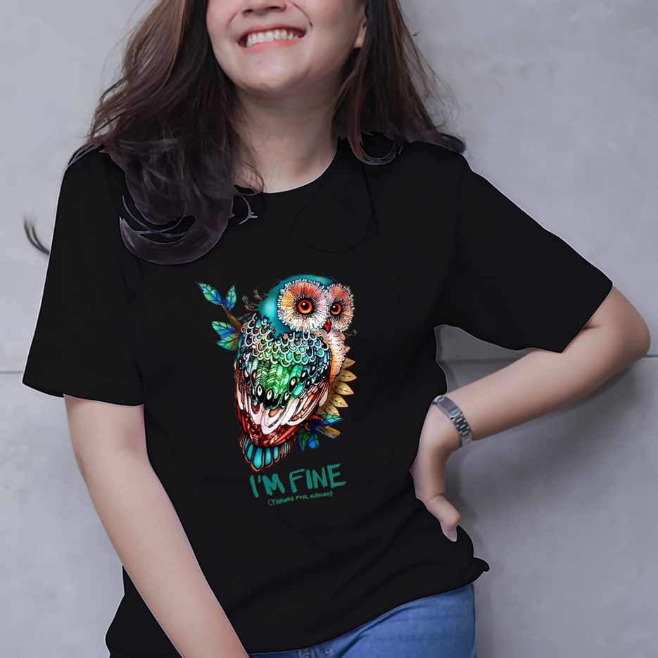PROMO Atasan Wanita Elegan Jumbo Size S/M/L/XL/XXL/XXXL Baju Kaos Distro Wanita Terbaru T shirt Wani