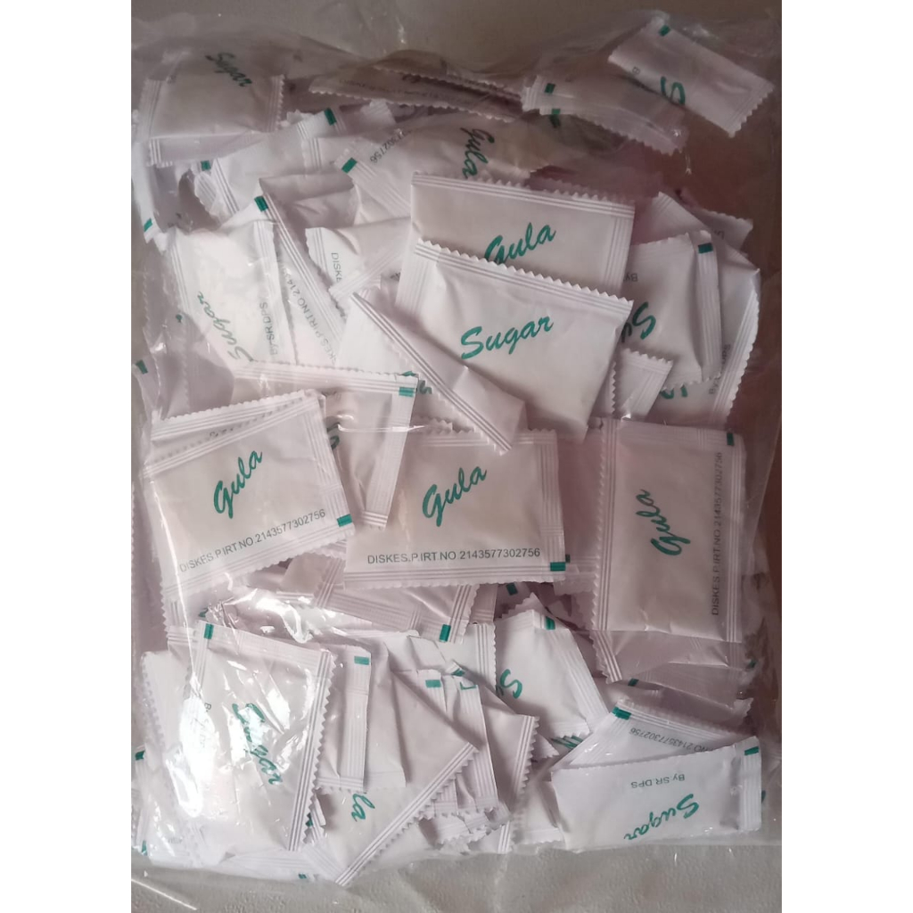 

White Sugar Sachet 250 pcs - Gula Pasir Sachet