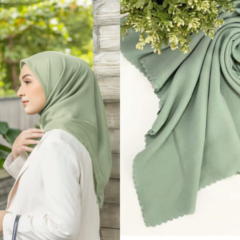 SALE HIJAB / VOAL HIENAA / COD / KERUDUNG VOAL POLOS / SEGI EMPAT VOAL / JILBAB TERBARU / LASER CUT 