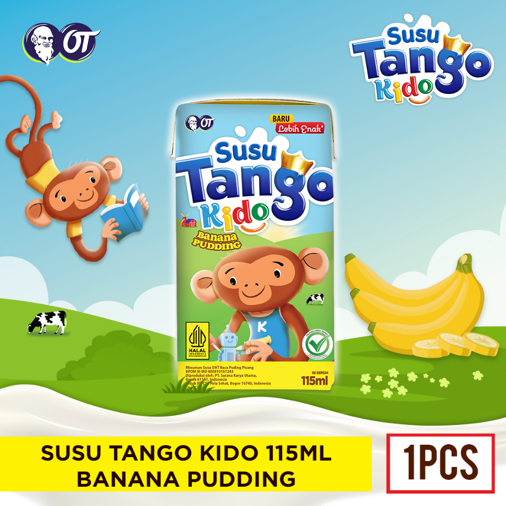 

Susu Tango Kido Banana Pudding 115ml - [1 Pcs]