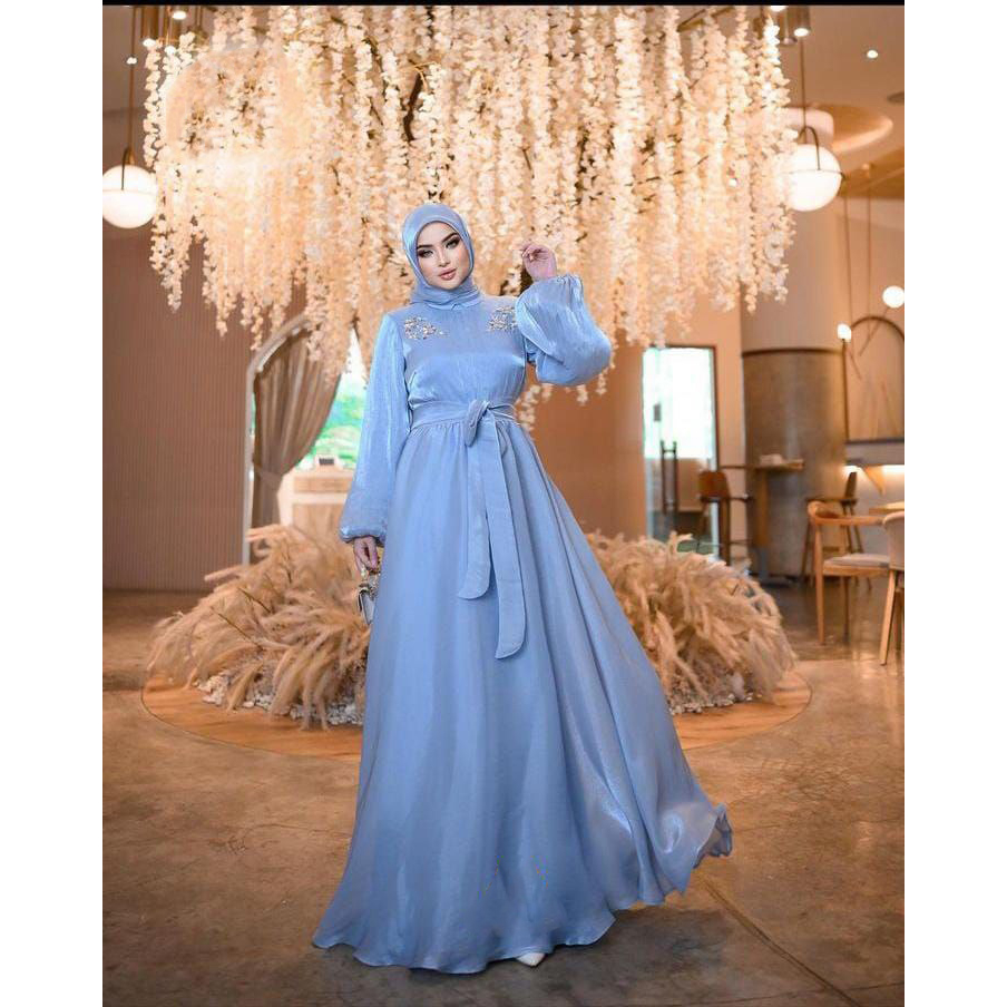 Gamis Murah l Pesta l Mewah l Meira dress Dress Viral