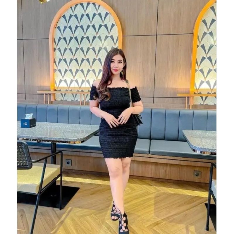 Sanjaya dress bodyCon full karet all size