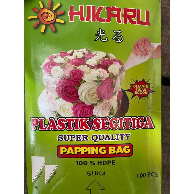 

Plastik Segitiga Papping Bag isi 100 pcs Ori