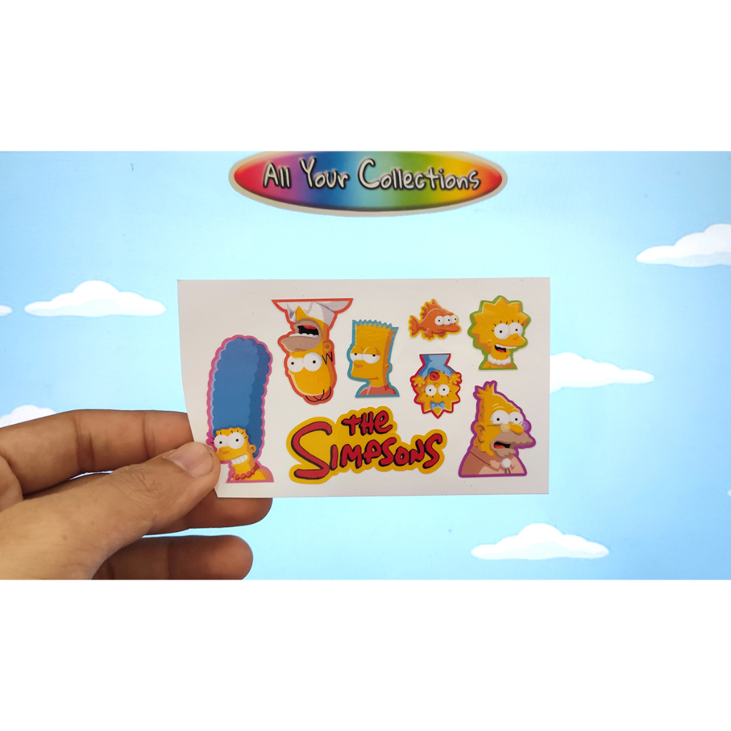 

STICKER CUTTING THE SIMPSON CAMPUR HOLOGRAM & VINYL STIKER